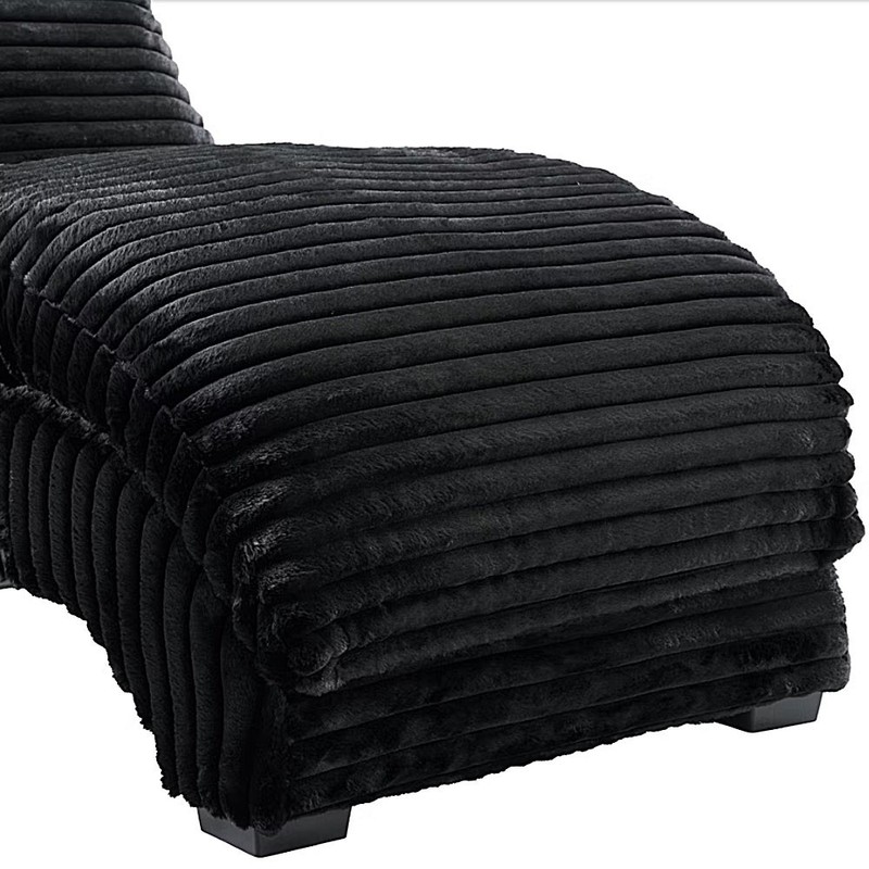 Elements Nori Chaise Heat Massage USB-C LED Lounge Chair U112608847110 Black gallery
