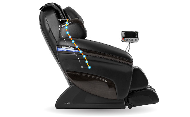Osaki Pinnacle Massage Chair Zero Gravity Recliner with Heat in Cream Taupe gallery