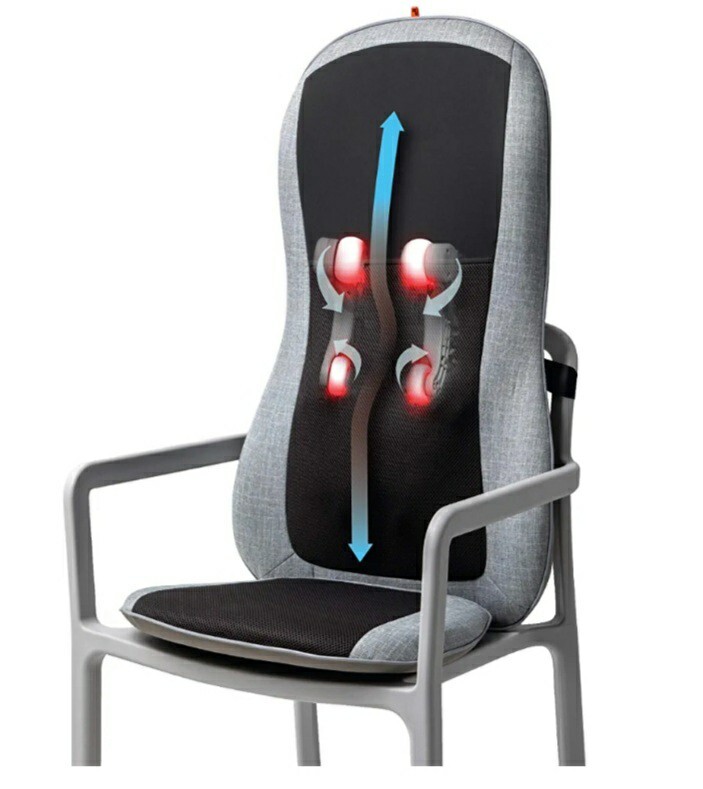 Sharper Image Gray Massage Chair Cushion – 1012644