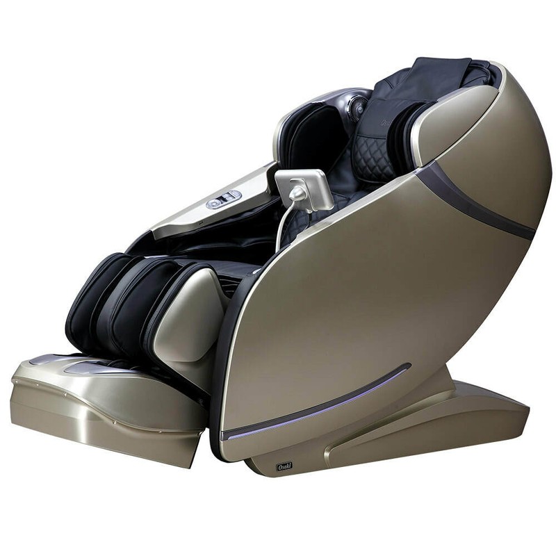 Osaki OS-Pro First Class 3D Massage Chair Zero Gravity Recliner – Black/Beige