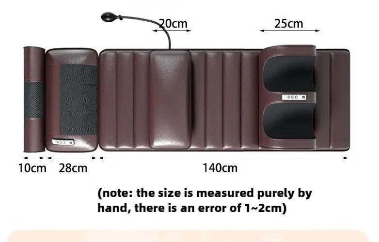 Full Body Massage Mattress Heat Vibrating Back Neck Waist Kneading Chair Cushion gallery