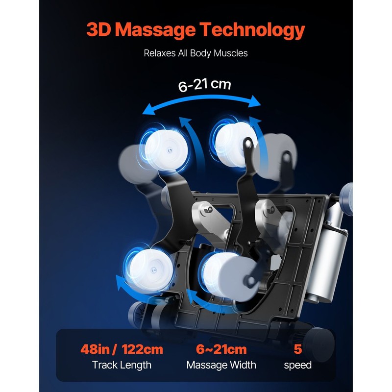 3D Massage Chair Zero Gravity 18 Auto Modes SL Track 36 Airbags gallery