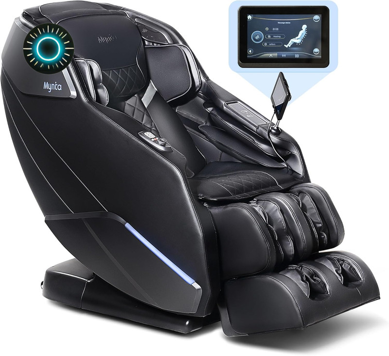 Full Body Shiatsu Massage Chair with Heat Zero Gravity & Bluetooth Speaker NEW