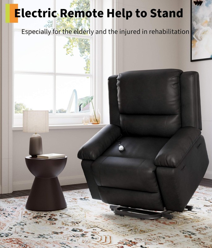 Electric Lift Recliner Chair Power Lift Chair w/ Massage AND Heat for Elderly gallery