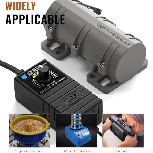 3800RPM 12V Electric Vibration Motor, 10W Adjustable Power Supply for Massage & gallery