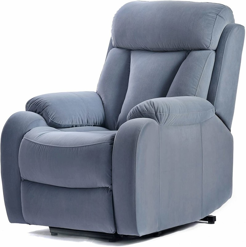 Gray Auto Electric Power Lift Recliner Chair Ergonomic Sofa Elderly w/Control US gallery